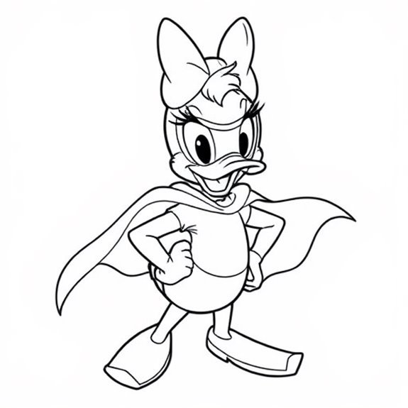 Daisy Duck Saves The Day Coloring Pages Daisy Duck Saves The Day Coloring Pages