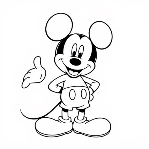 Iconic Cartoon Character Design Coloring Pages Iconic Cartoon Character Design Coloring Pages