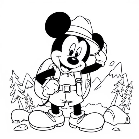 Mickey S Thrilling Adventure Awaits Coloring Pages Mickey S Thrilling Adventure Awaits Coloring Pages