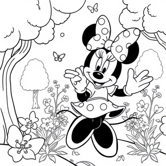 Minnie Mouse S Exciting Journey Coloring Pages Minnie Mouse S Exciting Journey Coloring Pages