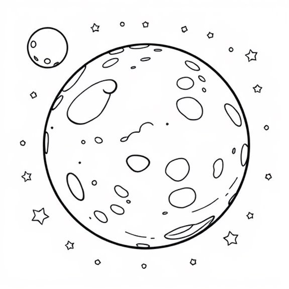 Pluto S Fascinating Celestial Characteristics Coloring Pages Pluto S Fascinating Celestial Characteristics Coloring Pages