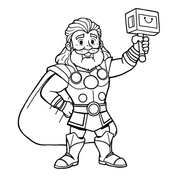 Thor Coloring Pages