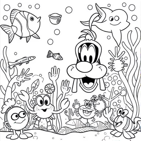 Unique Aquatic Escapades Await Coloring Pages Unique Aquatic Escapades Await Coloring Pages