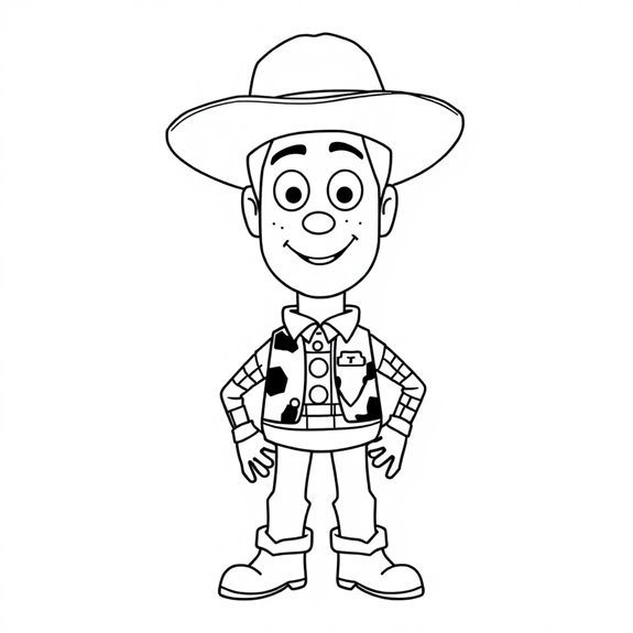 Woody (Toy Story) Coloring Pages